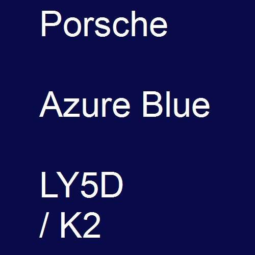 Porsche, Azure Blue, LY5D / K2.